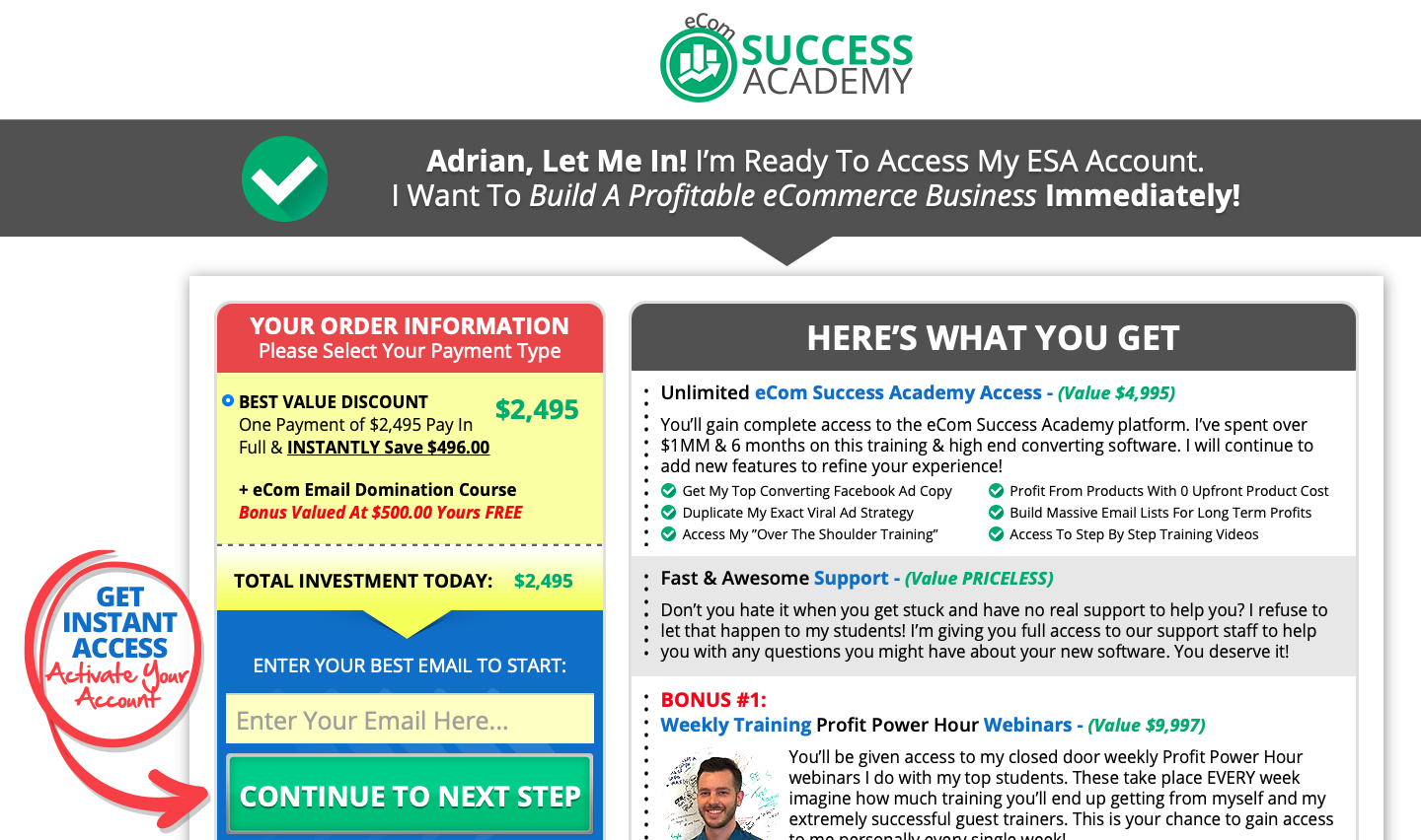 adrian-morrisons-ecom-success-academy-review